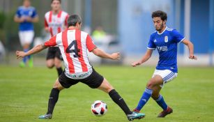 Jerónimo debutó en el equipo juvenil del Oviedo 