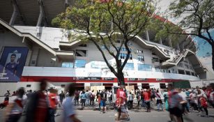 Inmediaciones del Estadio Monumental previo a la Final de Libertadores