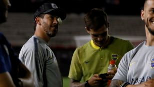 Pablo Pérez tras suspensión del partido de la final de la Copa Libertadores