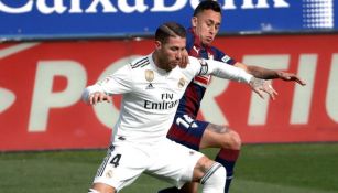 Sergio Ramos durante un juego del Real Madrid