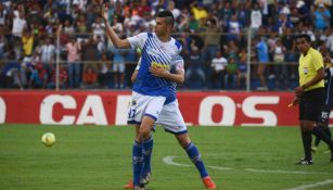 Othoniel Arce en partido con Suchitepéquez