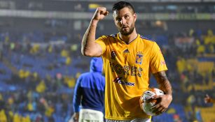 André-Pierre Gignac en un partido de Tigres