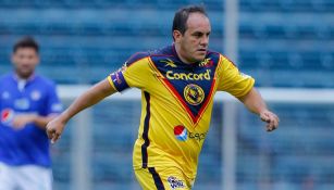 Cuauhtémoc Blanco en un partido de leyendas