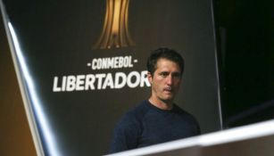 Guillermo Barros Schelotto durante conferencia de prensa