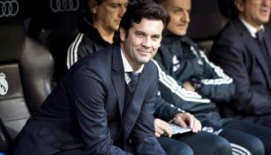 Solari, en el banquillo del Real Madrid