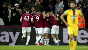 West Ham United festeja victoria frente al Ceystal Palace 