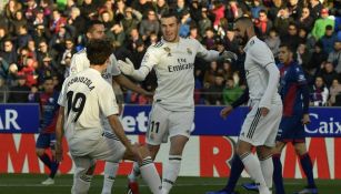 Gareth Bale festeja su gol contra Huesca