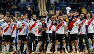 Jugadores de River festejan campeonato