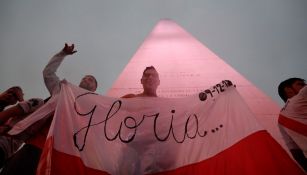 Aficionados de River Plate festejan título de Libertadores