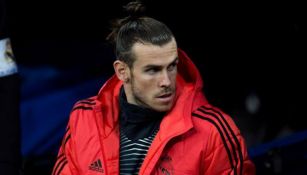Bale, en el banquillo durante el partido vs CSKA 
