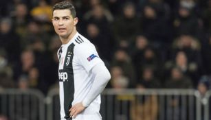 Cristiano durante el partido de la Juventus