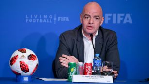 Gianni Infantino, en una conferencia de prensa