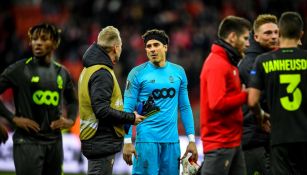 Ochoa, luego de un partido del Standard de Lieja 