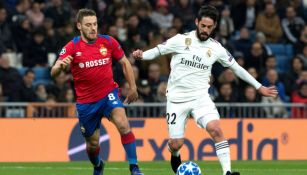 Isco, durante partido de Champions frente al CSKA de Moscú 