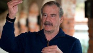 Vicente Fox durante una entrevsta