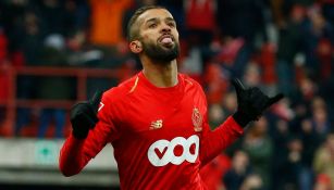 Mehdi celebra uno de sus dos goles frente al Zulte