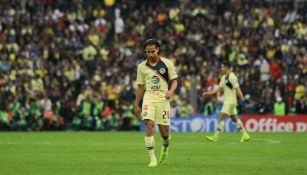 Lainez después de un partido del América