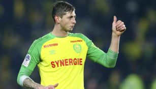 Emiliano Sala durante partido del Nantes 