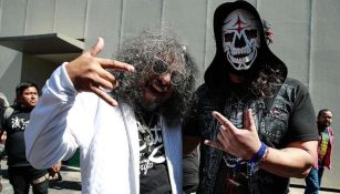 La Parka junto a Javier Batiz