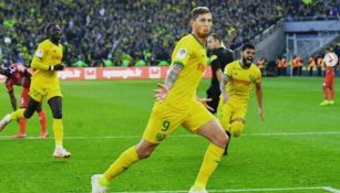 Emiliano Sala festeja anotación con Nantes 