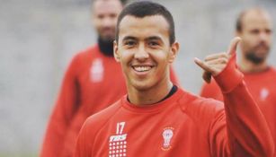 Kaku Romero en entrenamiento con los Red Bulls 