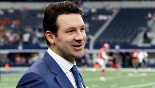 Tony Romo en la previa de un partido