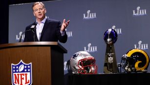 Roger Goodell atiende a medios en conferencia de prensa