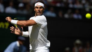 Rafa Nadal durante un juego de Grand Slam