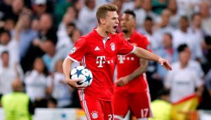 Kimmich durante un partido con el Bayern 