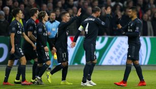 Real Madrid celebra una anotación frente al Ajax