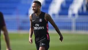 Neymar, durante una sesión con el PSG