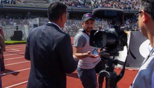 'Fotógrafo'encara a Miguel Herrera en Ciudad Universitaria