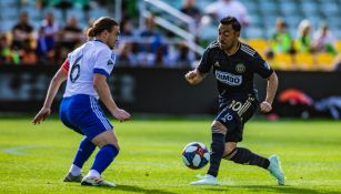 Marco Fabián en partido con el Philadelphia Union 