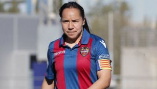 Charly en un partido del Levante