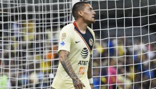 Nico Castillo durante un partido del América