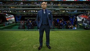 Jémez, previo a un duelo de Cruz Azul en el Estadio Azteca 