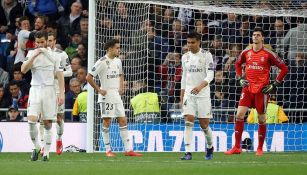 Jugadores del Real Madrid se lamentan tras derrota contra Ajax