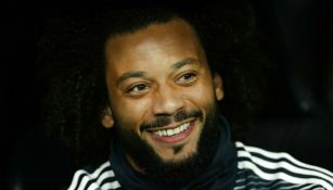 Marcelo durante un partido del Real Madrid