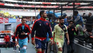 Jair Pereira y Oribe Peralta previo al más reciente Clásico Nacional 