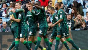 Betis festeja una anotación en La Liga 