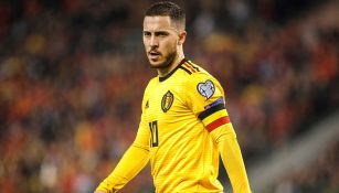 Hazard, durante juego de Bélgica contra Rusia 