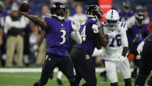 Robert Griffin III durante partido de Ravens