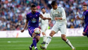 Varane durante un encuentro contra el Celta de Vigo 