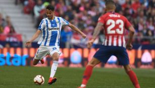 Diego Reyes en un partido con el Leganés 