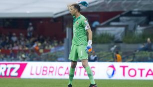 Marchesín se molesta en duelo de las Águilas