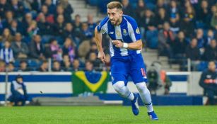 Herrera, durante un partido del Porto