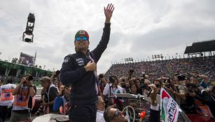 Checo Pérez durante el Gran Premio de México