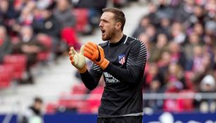 Jan Oblak en un partido con Atlético de Madrid 