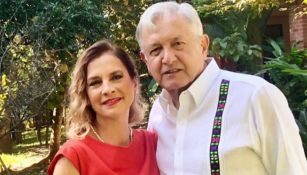 Beatriz Gutiérrez Mueller y Andrés Manuel López Obrador