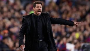 Simeone da indicaciones en juego contra Eibar